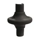Draves Komfort Kiss Kisser Button Black 25 pk. - Draves