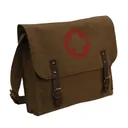Rothco Vintage Medic Canvas Bag With Cross - Brown - Rothco