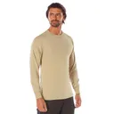 Rothco Long Sleeve Solid T-Shirt - Desert Sand, X-Large - Rothco