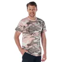 Rothco Camo T-Shirt - Subdued Pink Camo, Large - Rothco