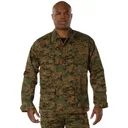 Rothco Digital Camo Bdu Shirt - Woodland Digital Camo, 2X-Large - Rothco