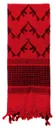 Rothco Crossed Rifles Shemagh Tactical Desert Keffiyeh Scarf - Red - Rothco