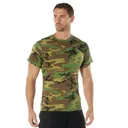 Rothco Camo T-Shirt - Woodland Camo, 8X-Large - Rothco
