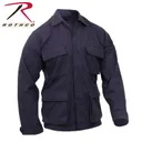 Rothco Rip-Stop Bdu Shirt - Navy Blue, Small - Rothco