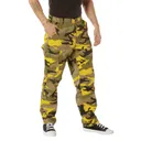 Rothco Color Camo Tactical Bdu Pants - Stinger Yellow Camo, Medium - Rothco
