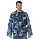Rothco Twill Bdu Shirt - Sky Blue Camo, X-Large - Rothco