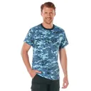 Rothco Digital Camo T-Shirt - Sky Blue Digital Camo, Medium - Rothco