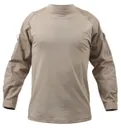 Rothco Nyco Fr Fire Retardant Combat Shirt - Desert Sand, Small - Rothco