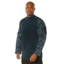 Rothco Nyco Fr Fire Retardant Combat Shirt - Midnight Digital Camo, Small - Rothco