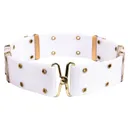 Rothco Gi Style Pistol Belt With Metal Buckles - White - Rothco