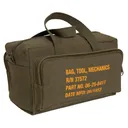 Rothco G.I. Type Zipper Pocket Mechanics Tool Bag With Military Stencil - Olive Drab - Rothco
