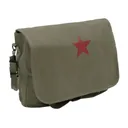 Rothco Vintage Canvas Shoulder Bag With Red Star - Rothco