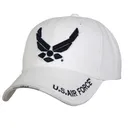 Rothco Deluxe U.S. Air Force Wing Low Profile Insignia Cap - White - Rothco