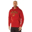 Rothco Usmc Eagle, Globe, And Anchor Pullover Hooded Sweatshirt - Small - Rothco
