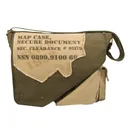 Rothco Vintage Canvas Two-Tone Imprinted Map Bag - Olive Drab - Tan - Rothco