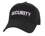 Rothco Security Supreme Low Profile Insignia Cap - Black - White - Rothco