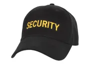 Rothco Security Supreme Low Profile Insignia Cap - Black - Gold - Rothco