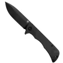Templar Knife Paladin Linerlock Folding Knife Drop Point Black - Secure Linerlock, Ideal for EDC and Tactical Use - PFMBK321 - Templar Knife