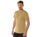 Rothco Moisture Wicking T-Shirts - Brown, Large - Rothco