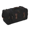 Rothco Canvas Long Weekend Bag - Black - Rothco