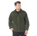 Rothco Trailsman Sherpa Fleece Jacket - Olive Drab, Large - Rothco