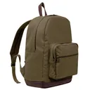 Rothco Vintage Canvas Teardrop Backpack With Leather Accents - Olive Drab - Rothco