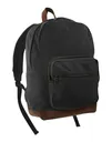 Rothco Vintage Canvas Teardrop Backpack With Leather Accents - Black - Rothco