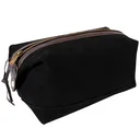 Rothco Canvas Leather Travel Kit - Black - Rothco