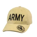 Rothco Vintage Deluxe Army Low Profile Insignia Cap - Khaki - Rothco