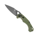 CobraTec Knives Ryker Folding Knife Drop Point OD Green - Secure Locking Mechanism, Ideal for Tactical and Outdoor Use - ODGAFRYK - CobraTec Knives