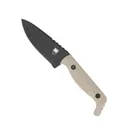 CobraTec Knives Kingpin EDC Fixed Knife Drop Point Tan - for Reliable Performance in Various Situations - CTKPTAN - CobraTec Knives