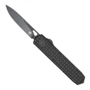 CobraTec Knives Mamba Folding/OTF Knife Black - Ideal for Everyday Carry and Self-Defense - CTBM - CobraTec Knives