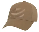 Rothco U.S. Flag Low Profile Cap - Coyote Brown - Rothco