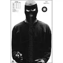 Action Target Vital Anatomy Photo Target, Black/White - Action Target