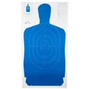 Action Target B-27S Standard Target, Full Size Blue Silhouette, 24"x45", 100 Per Box B-27SBLUE-100 - Action Target