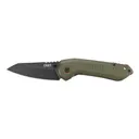 CRKT Overland Black Plain Reverse Tanto 2.99" 6280 Stonewashed 8Cr13MoV OD - CRKT