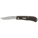 CRKT Venandi Brown Folding Knife Silver Plain 3.14" 7100 8Cr13MoV - CRKT