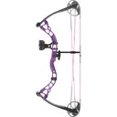 Diamond Atomic Bow Package Purple 12-24 in. 29 lbs. LH - Diamond Archery