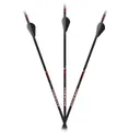 Carbon Express Maxima Sable RZ 32" 7.50 GPI 400 Spine Shaft Arrow, Black Pack of 12 - Carbon Express