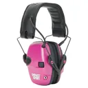 Howard Leight Impact Sport 22 dB Women's Electronic Shooting Earmuffs, Berry Pink/Black - Howard Leight