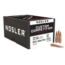 Nosler Custom Competition .22 Cal JHPBT Rifle Bullet, 80 gr 0.224" 250rds - Nosler