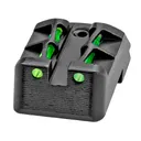 Hi-Viz LiteWave, Fits Kimber 1911 with Fixed Rear Sight Except Micro and Solo, Green LitePipe - HIVIZ