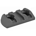 San Tan Tactical Picatinny Rail, 3 Slot, Fits M-LOK, Black - San Tan Tactical