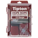 Tipton Nope Rope, Bore Cleaner, For 12 Gauge Barrels, Red/Black - Tipton Gun