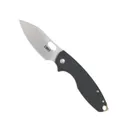 CRKT PILAR III Frame Lock, Drop Point, Stonewashed, Silver Plain - 5317D2 - CRKT
