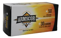 Armscor 30 Carbine 110gr FMJ Ammunition 50rds - FAC30C-1N - Rock Island Armory