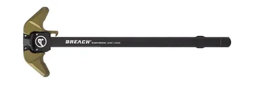 Aero Precision AR10 BREACH Ambi Charging Handle w/ Large Lever, Black/OD Green - Aero Precision