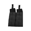 Advance Warrior Solutions Open Top Double Magazine Pouch, Black - Advance Warrior Solutions