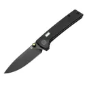 Glow Rhino Fermi Knife - Black Scales Yellow Thumbstud - Glow Rhino