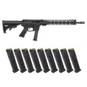 PSA Gen4 16" 9mm 1/10 13.5" MLOK Classic Rifle & 10 Magpul PMAG GL9 9mm 27rd Magazine MAG662 - 